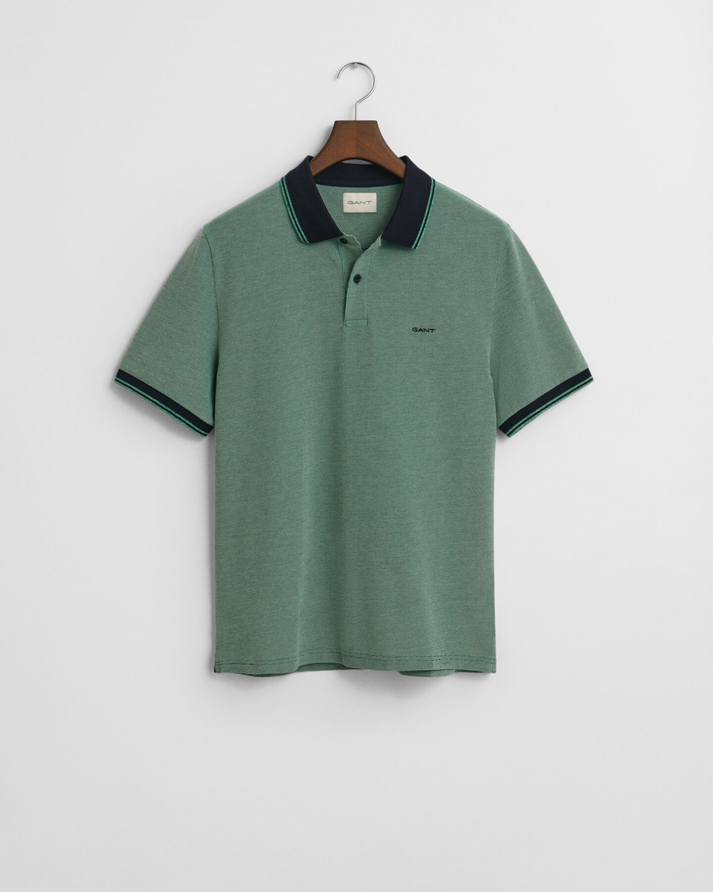 4-kleurig Oxford piqué poloshirt