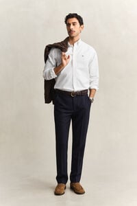 Slim Fit Oxford-overhemd met stretch