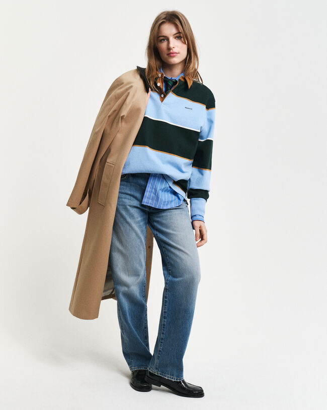 Heavy Rugger met gekleurde strepen