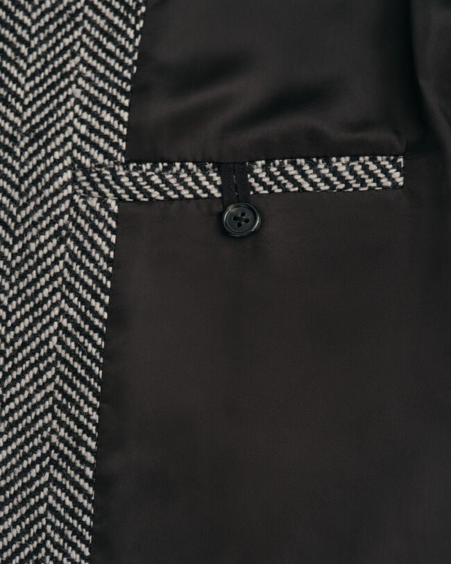 Balmacaan wollen jas