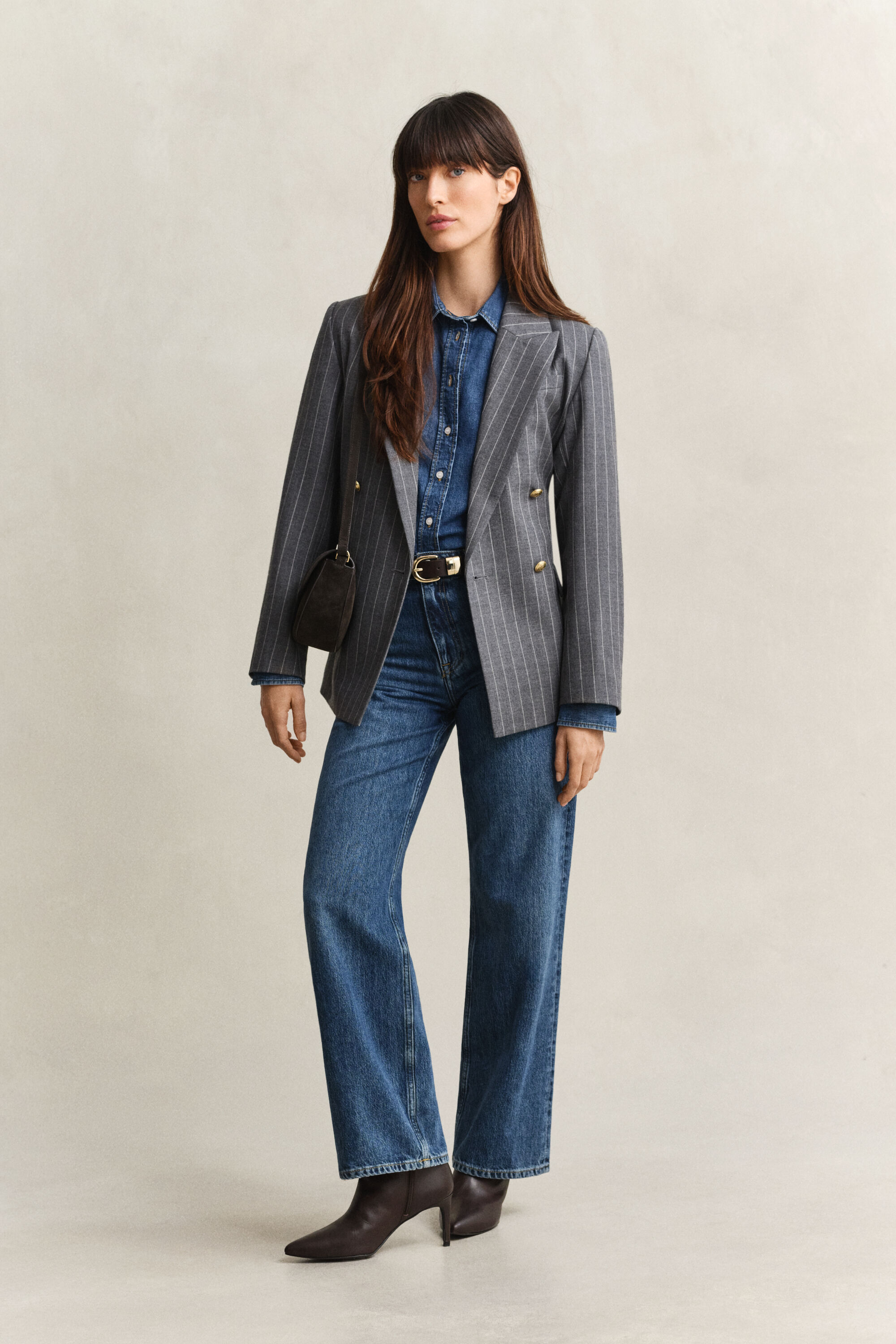 Denim overhemd
