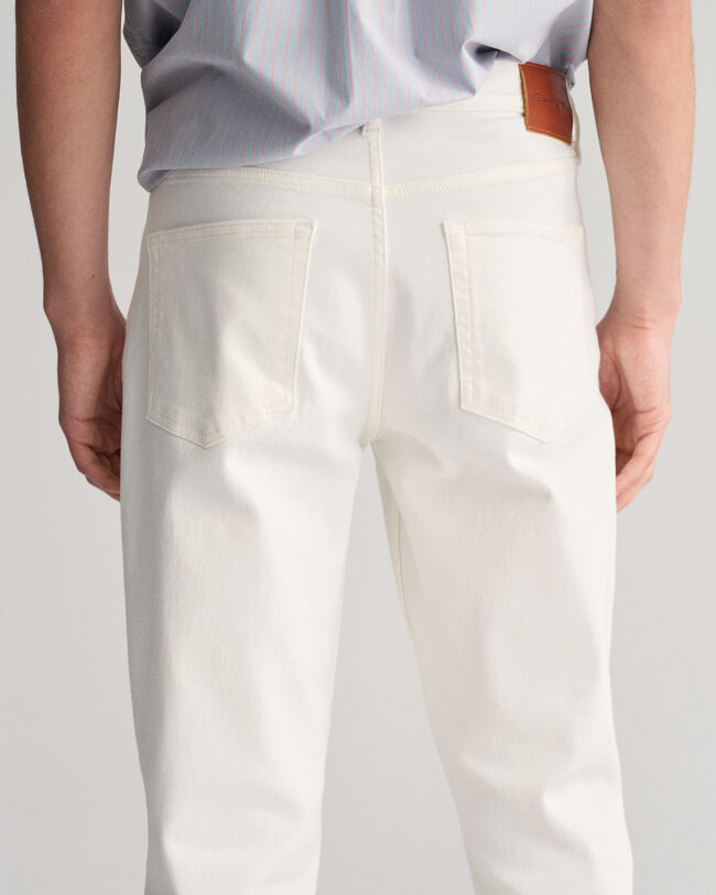 Slim Fit witte jeans