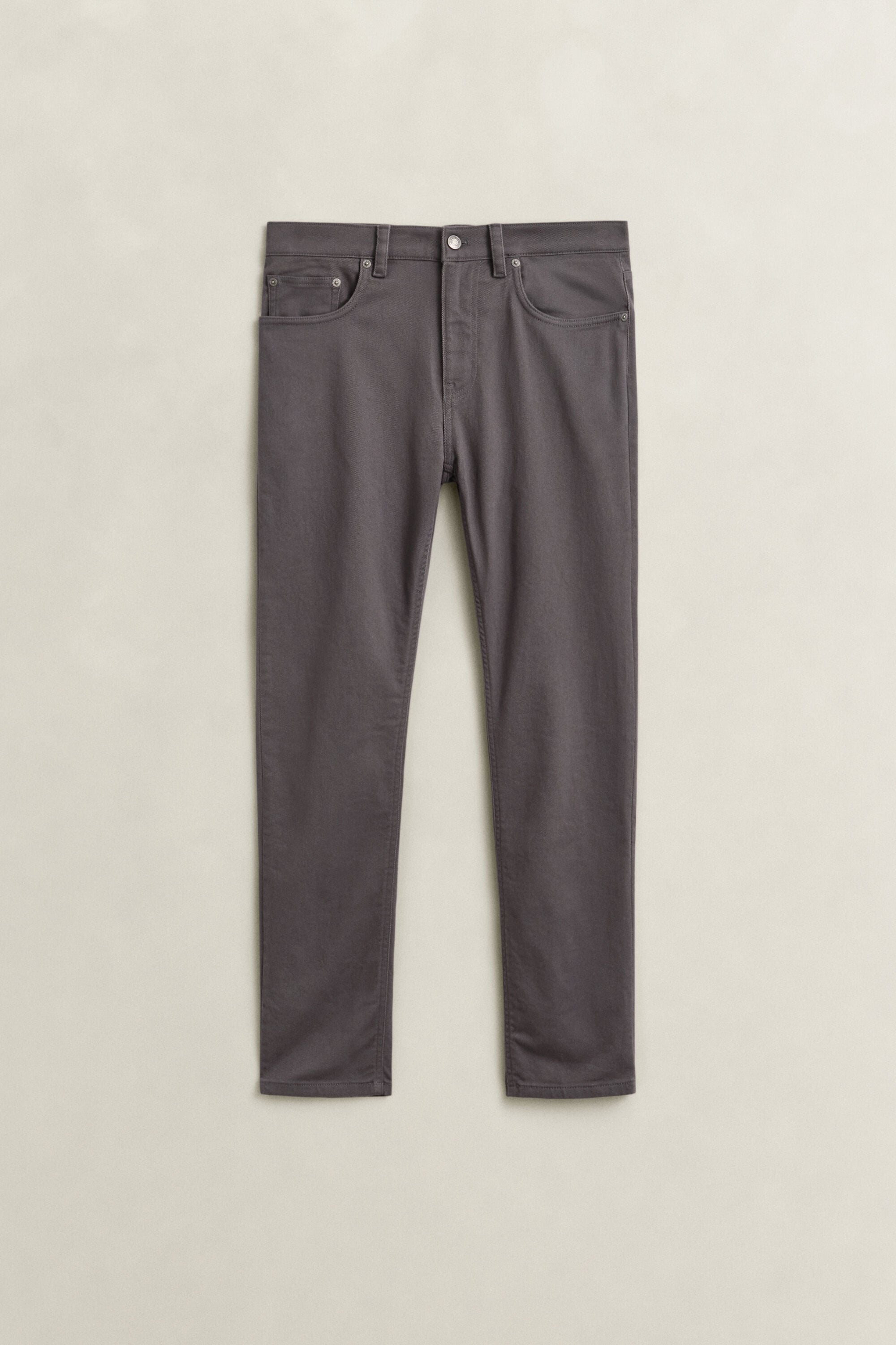 Slim Fit jeans van keperstof