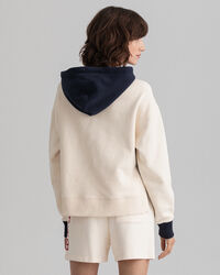 Hoodie met kleurblok