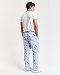 Oxford pyjamabroek met skiprint