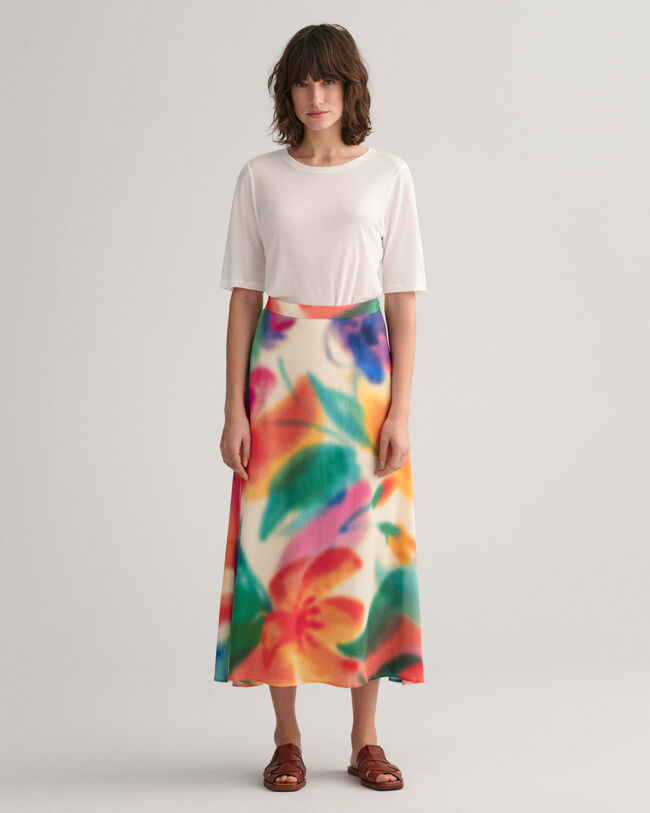 Rok met bloemenprint