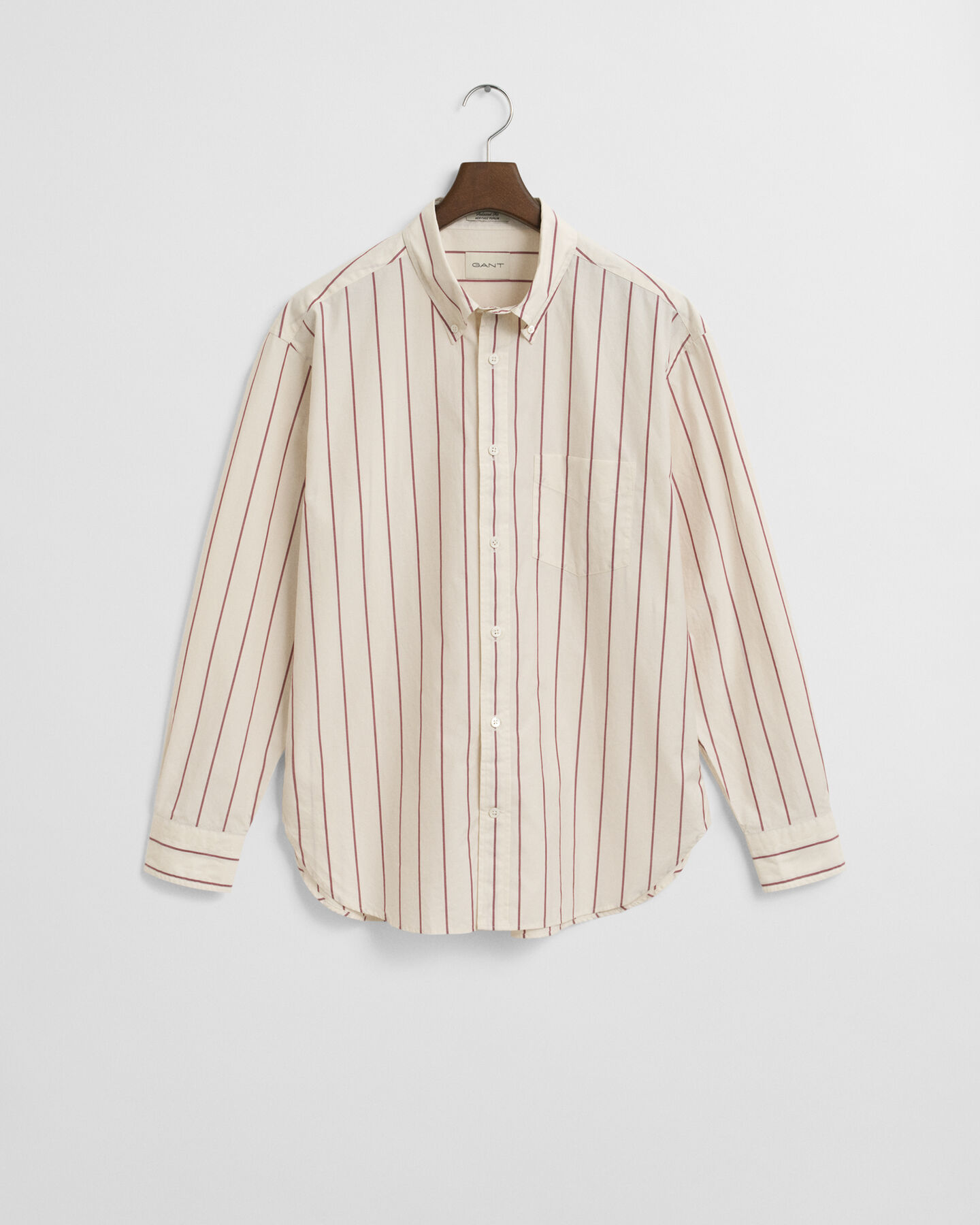 Relaxed Fit Striped Heritage Poplin overhemd