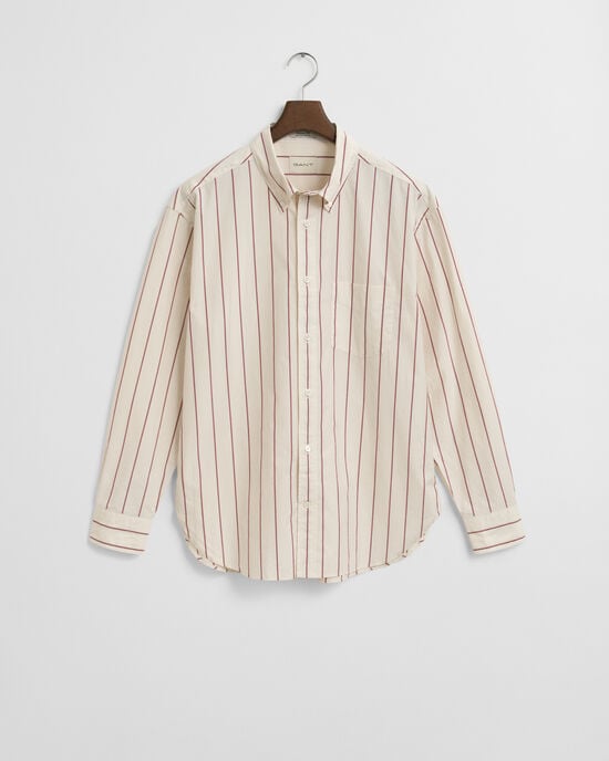 Relaxed Fit Striped Heritage Poplin overhemd