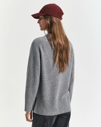 Trui met ronde hals van een zachte wol-kasjmiermix