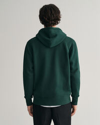 Gebosseleerde hoodie met ritssluiting