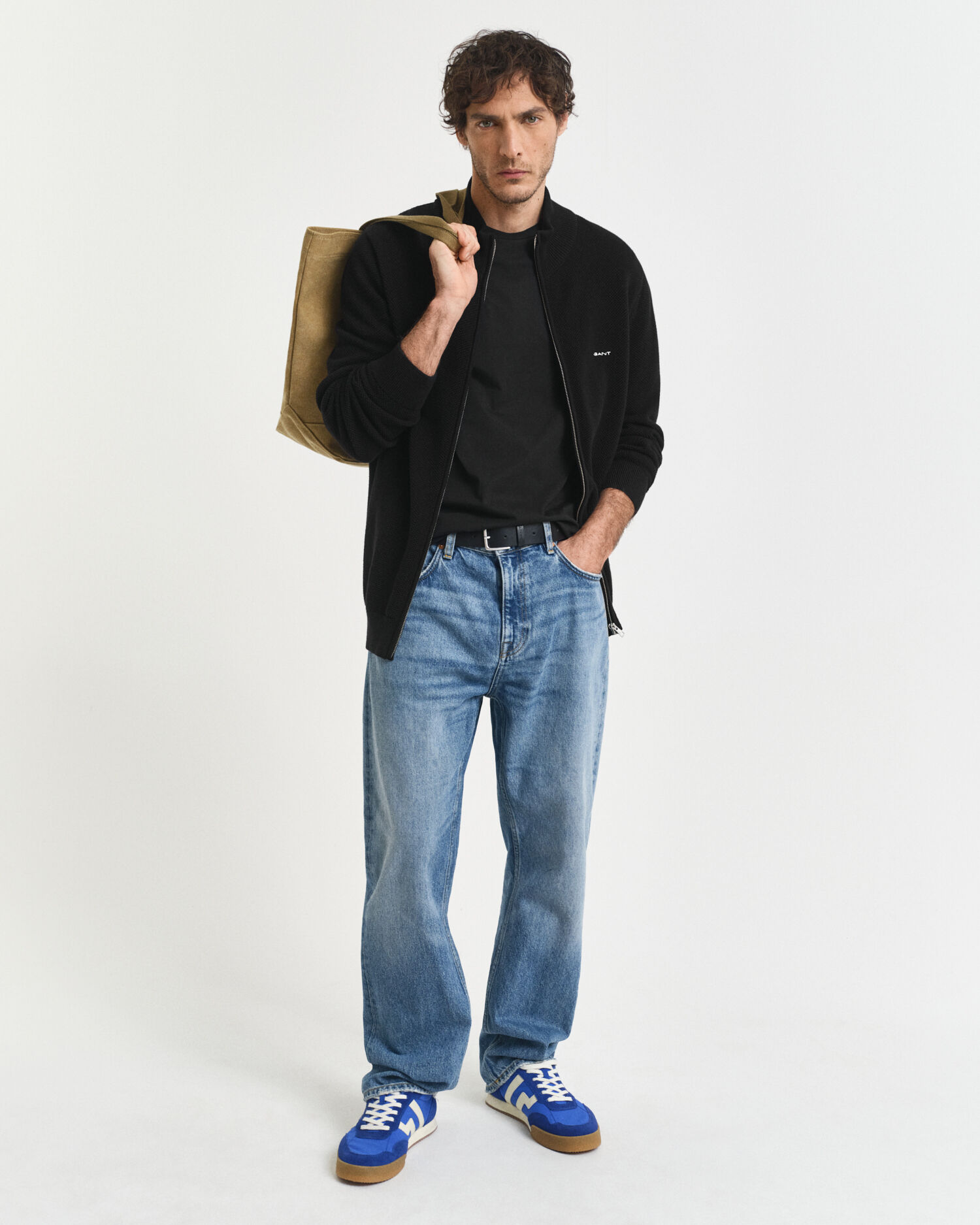 Ritsvest van katoenpiqué