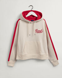 Hoodie met kleurblok