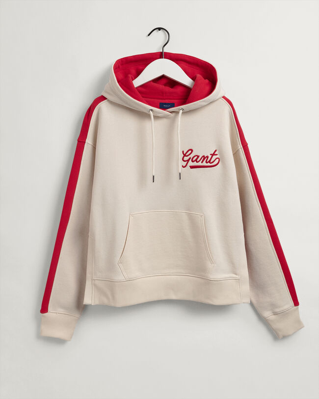 Hoodie met kleurblok