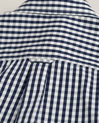 Regular Fit poplin overhemd met Gingham-ruitje