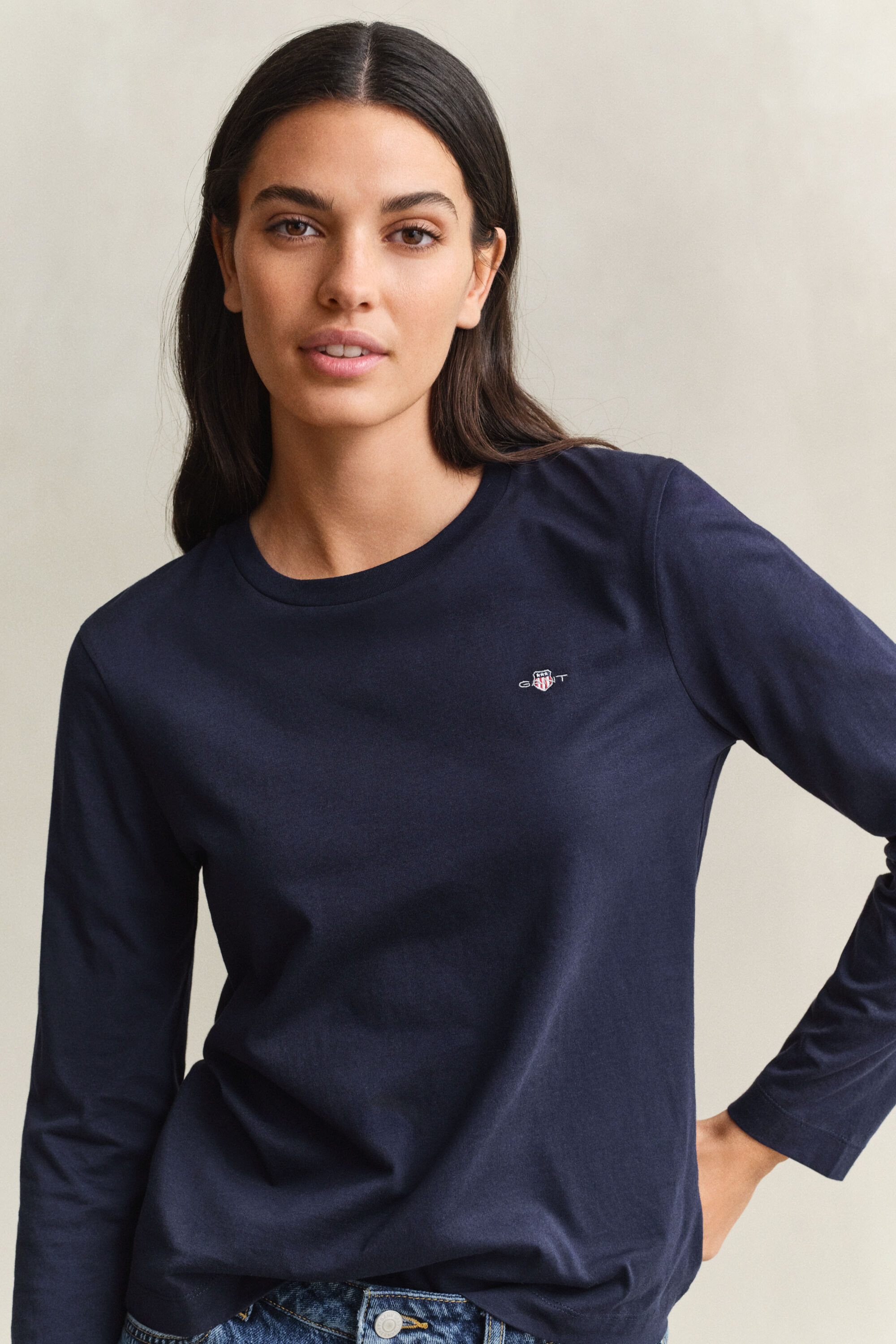 Shield T-shirt met lange mouwen
