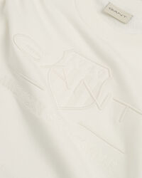 Tonal Shield sweatshirt met ronde hals