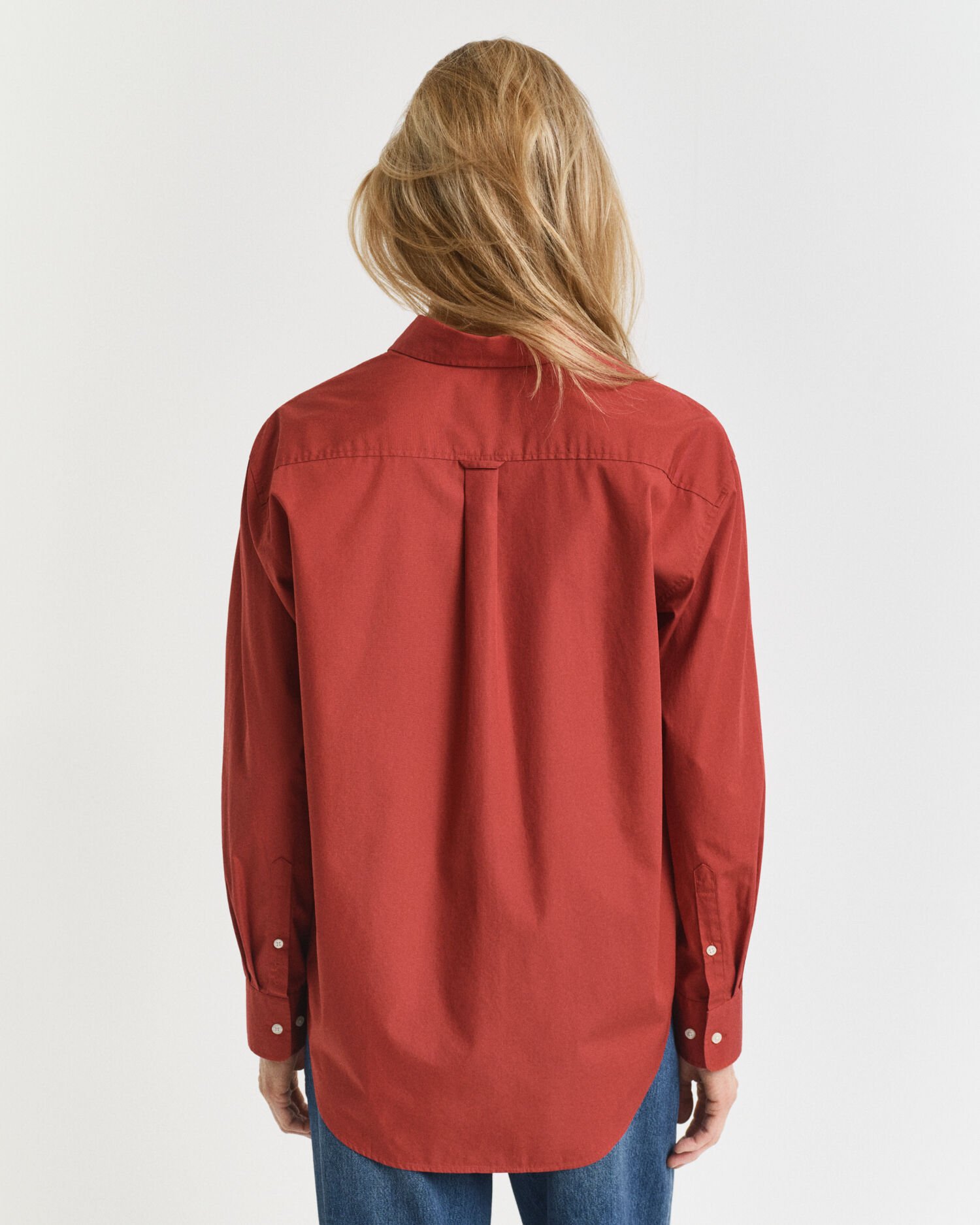 Relaxed Fit Classic overoverhemd van poplin