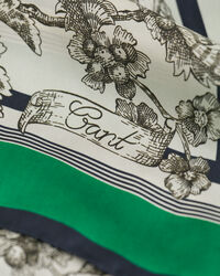 Zijden sjaal met boomprint