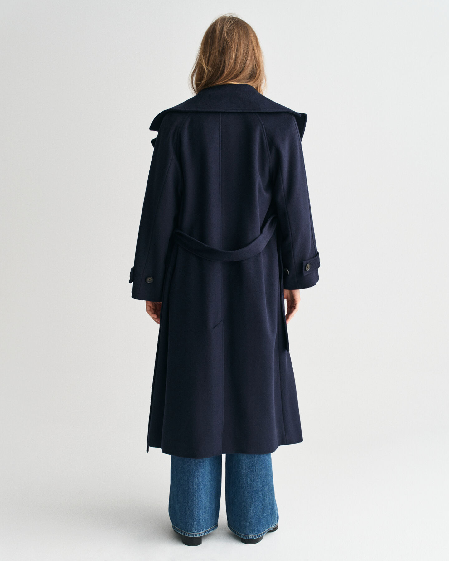 Wollen trenchcoat