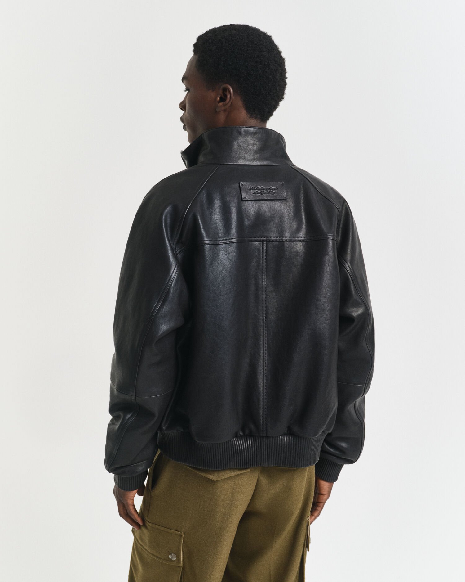 Leren Harrington jack