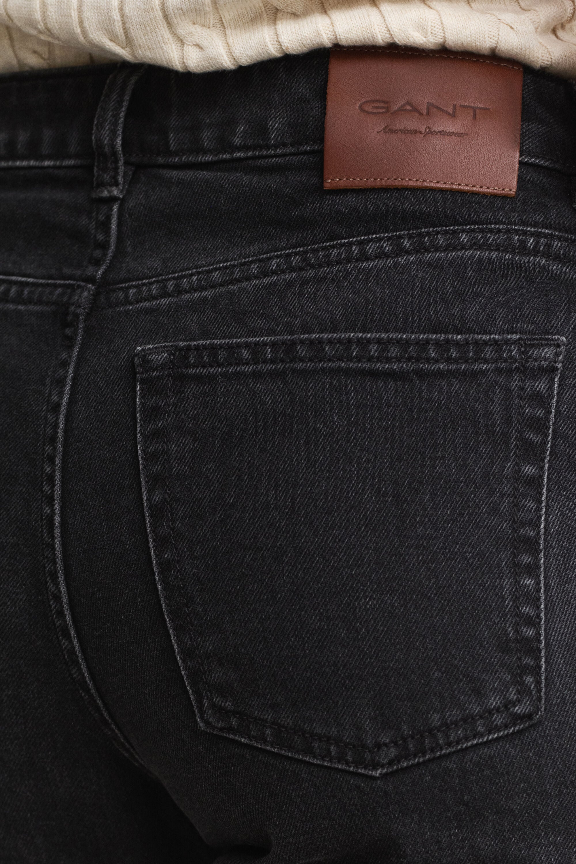 Stretchjeans met rechte pijpen
