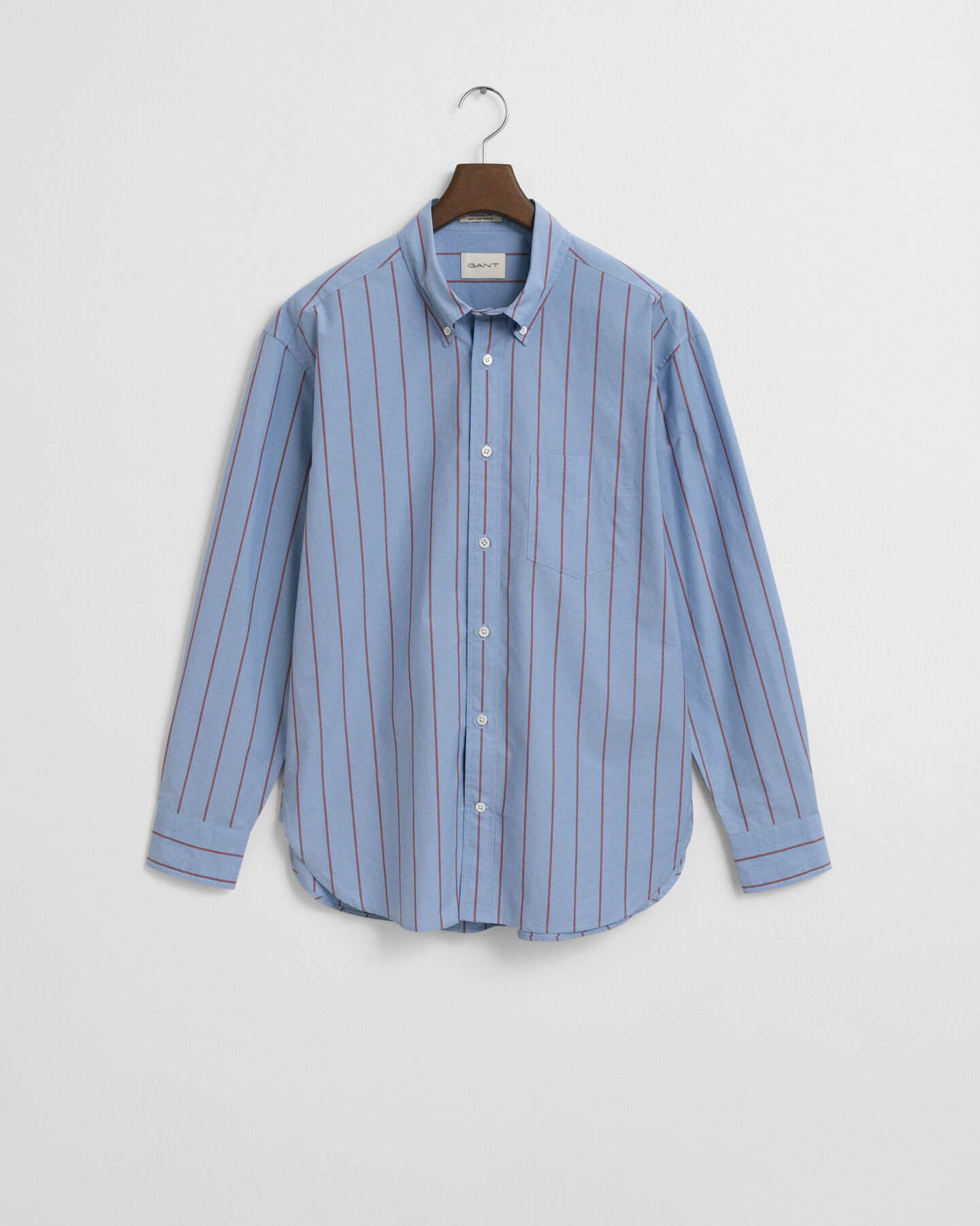 Relaxed Fit Striped Heritage Poplin overhemd