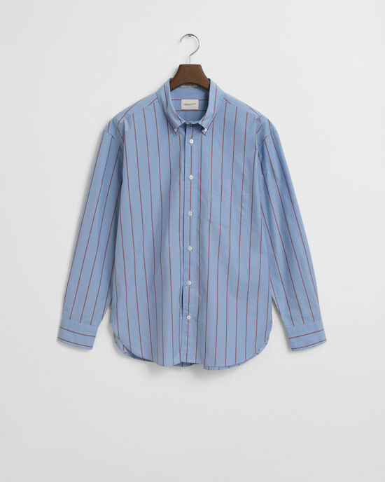 Relaxed Fit Striped Heritage Poplin overhemd