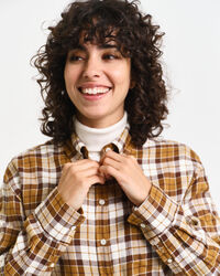 Relaxed Fit flanellen overhemd met ruitje