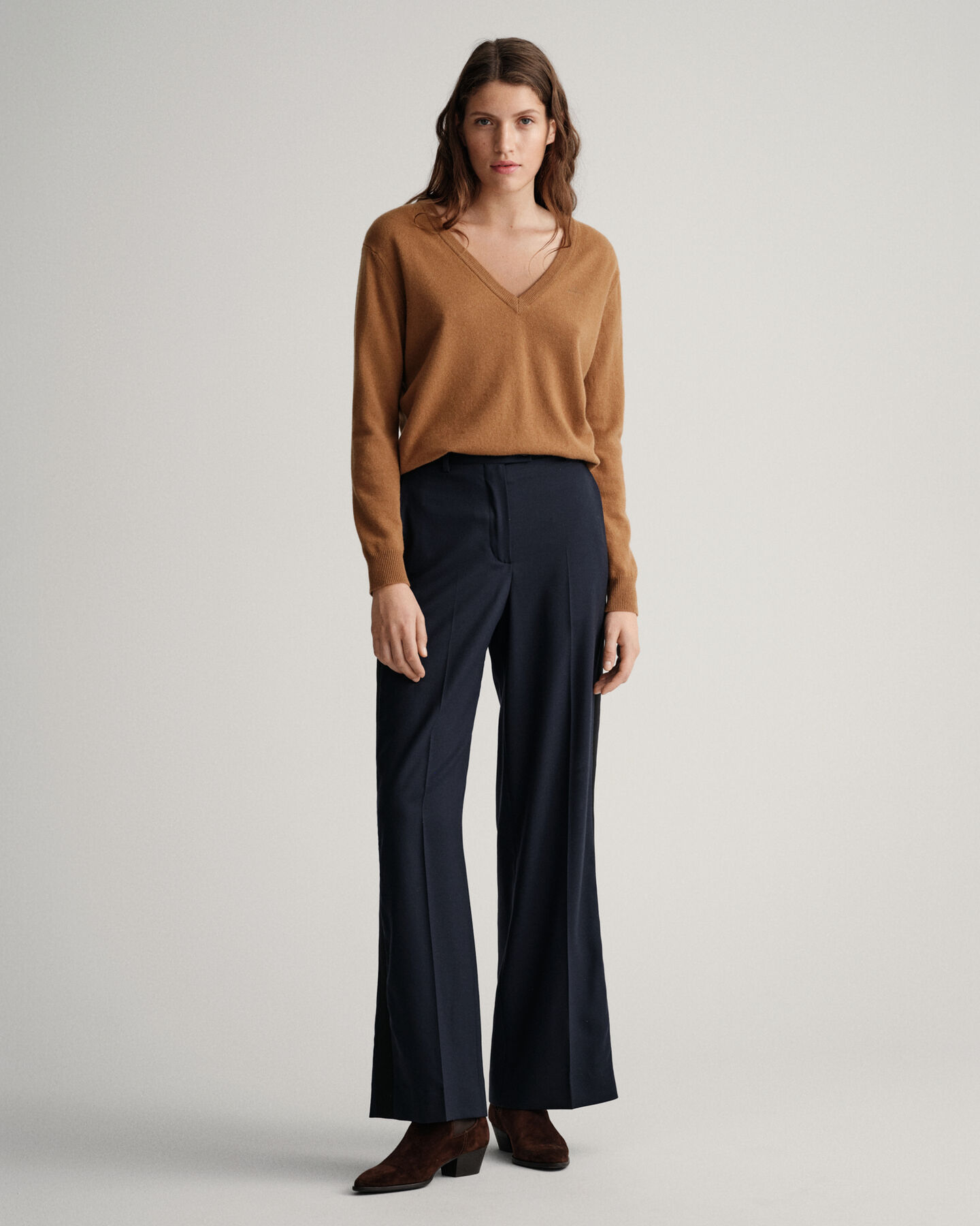 Tuxedo broek met hoge taille