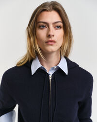 Hoodie met ritssluiting van buitengewoon zachte lamswol