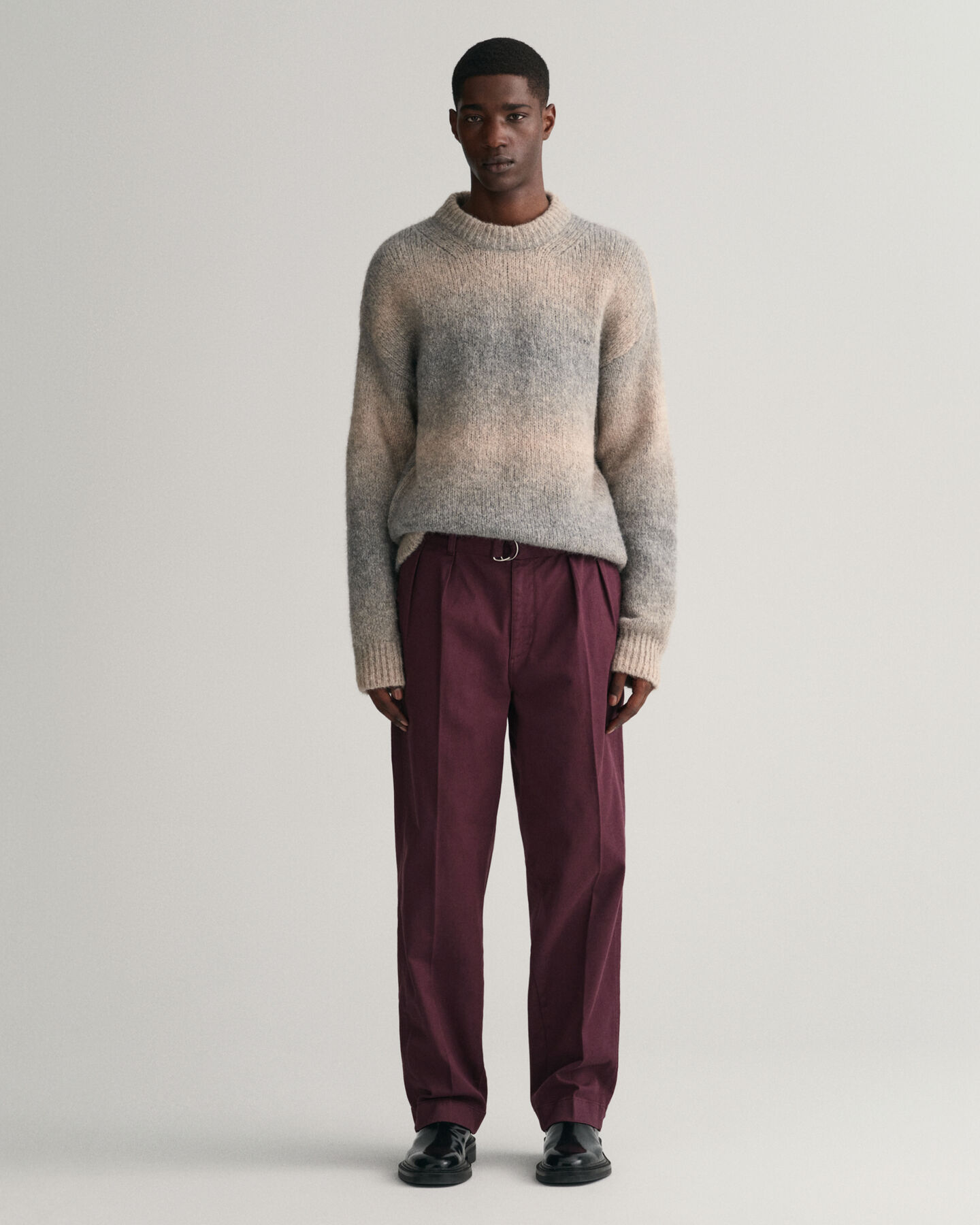 Bandplooichino met riem