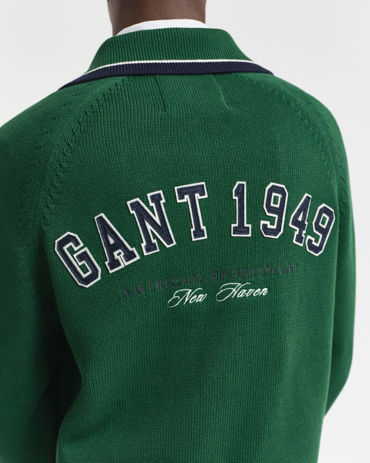 GANT 1949 Graphic vest met ritssluiting