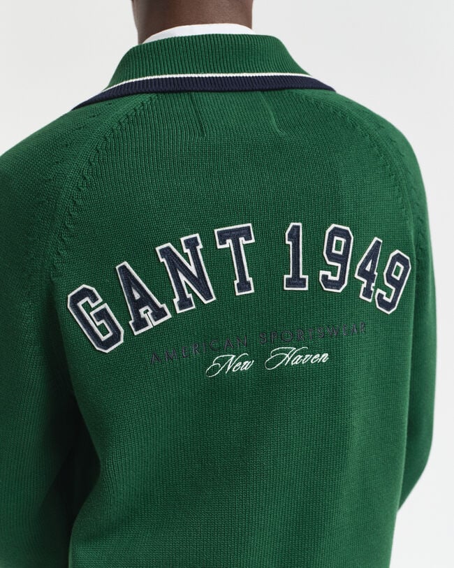 GANT 1949 Graphic vest met ritssluiting