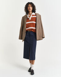 Midirok met krijtstreep