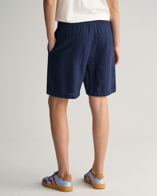 Teens linnen short