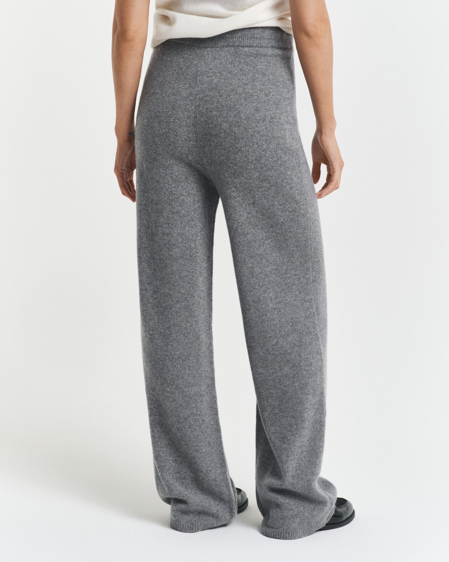 Broek van gebreide wol