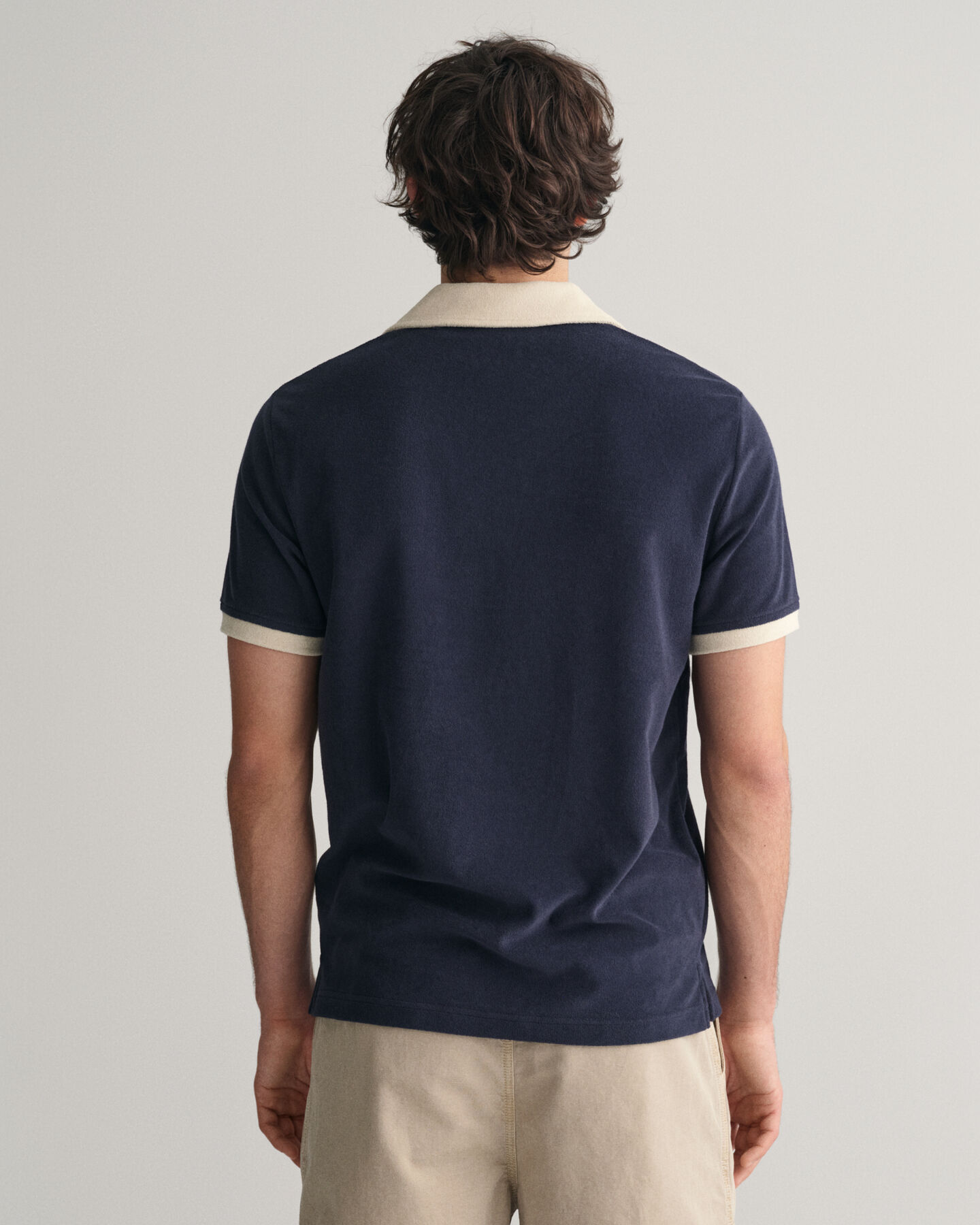 Resort poloshirt van badstof