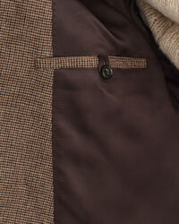 Kostuumblazer met pied-de-poulemotief