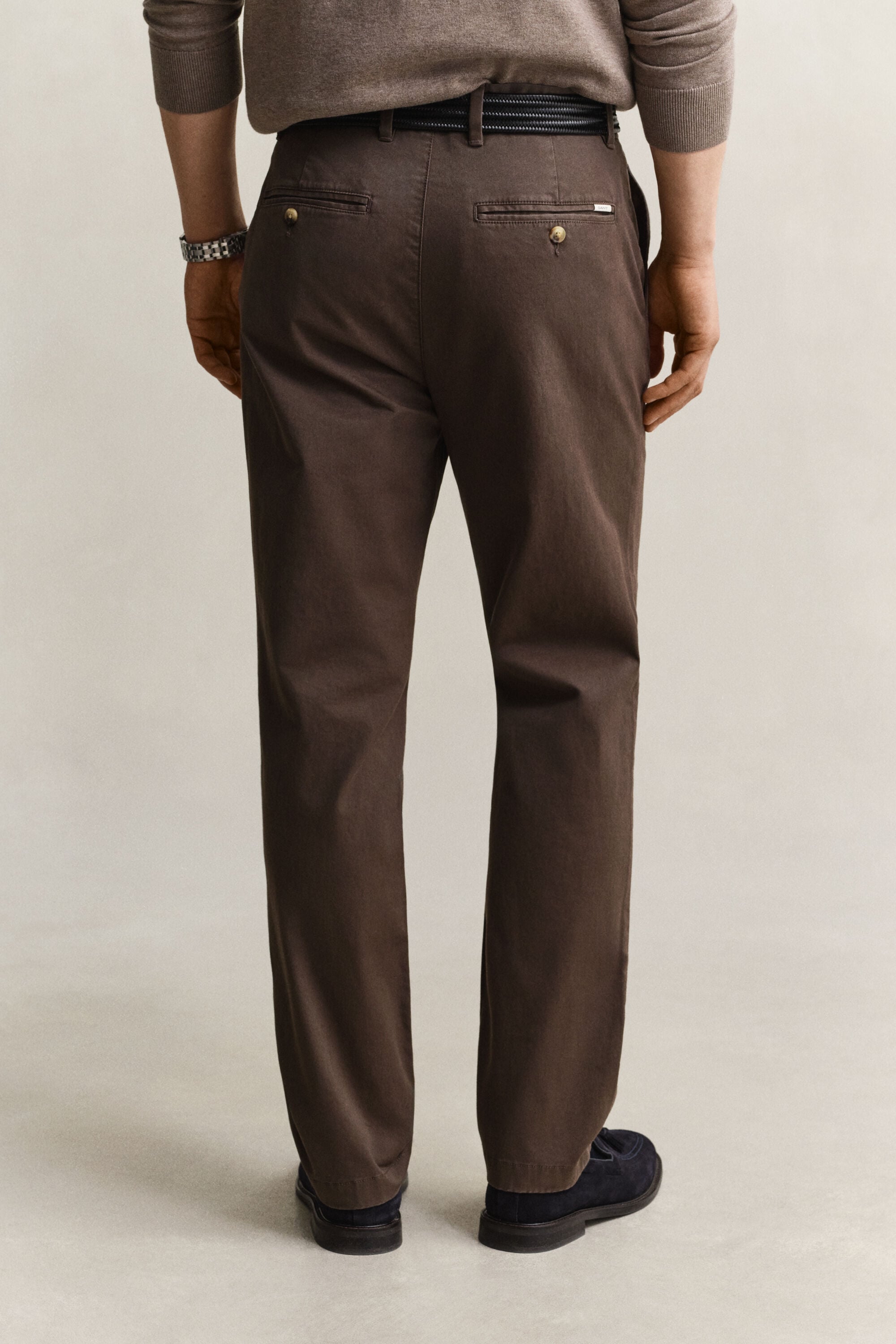 Klassieke chino met normale pasvorm
