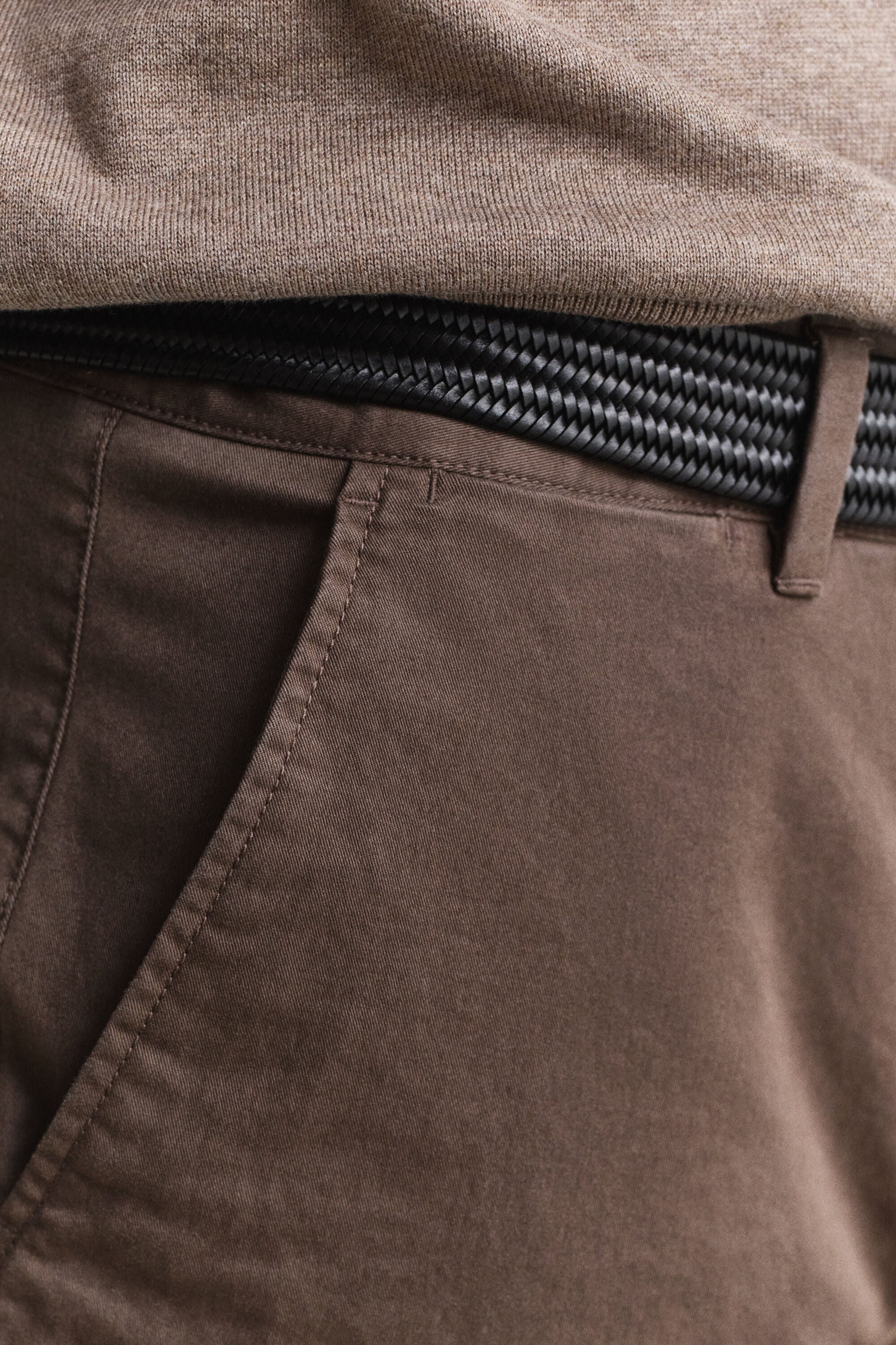Klassieke chino met normale pasvorm