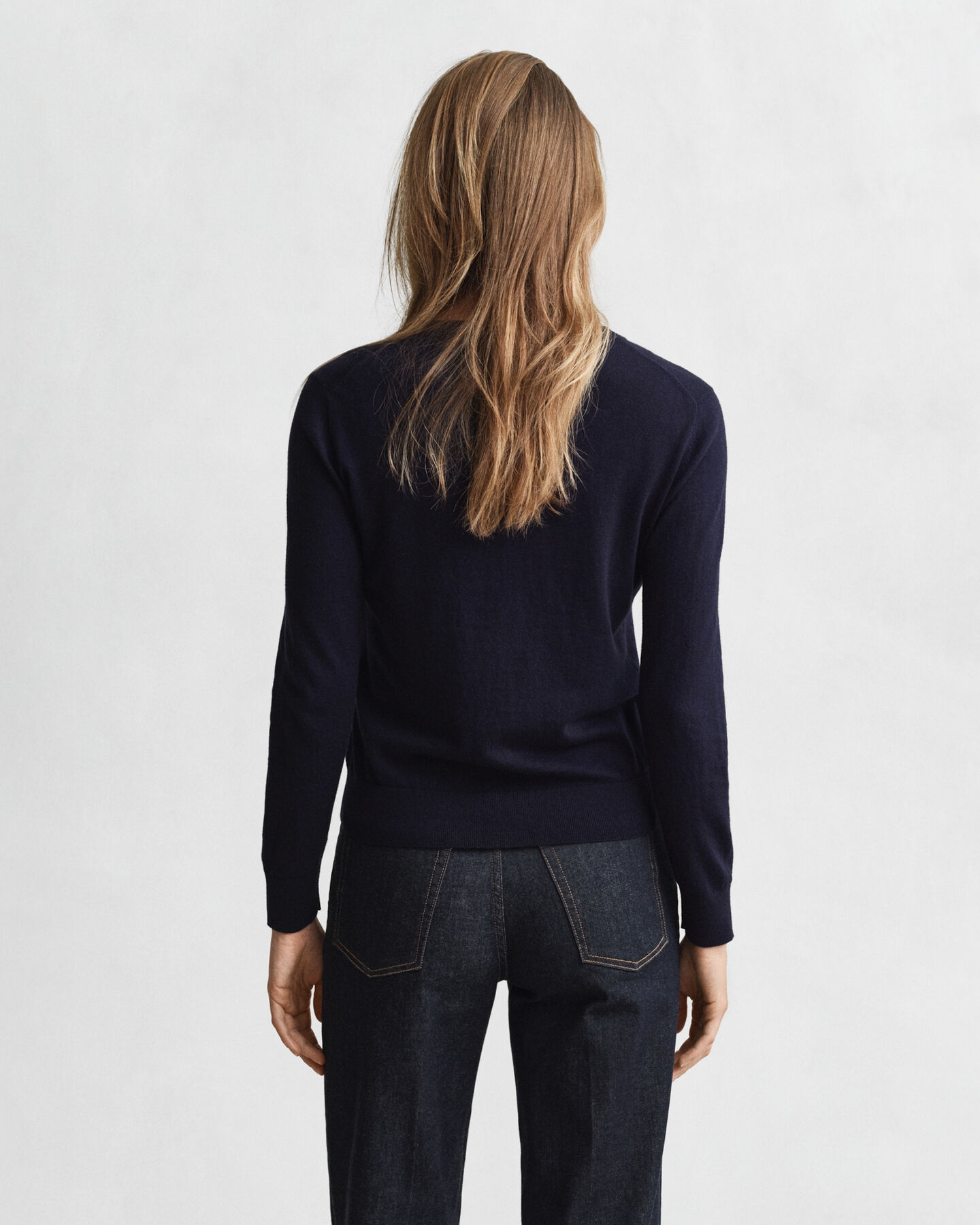 Lichtgewicht vest met ronde hals