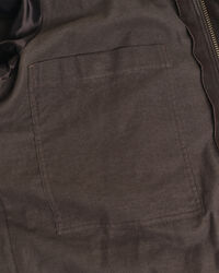 Dubbellaags jack van nubuck