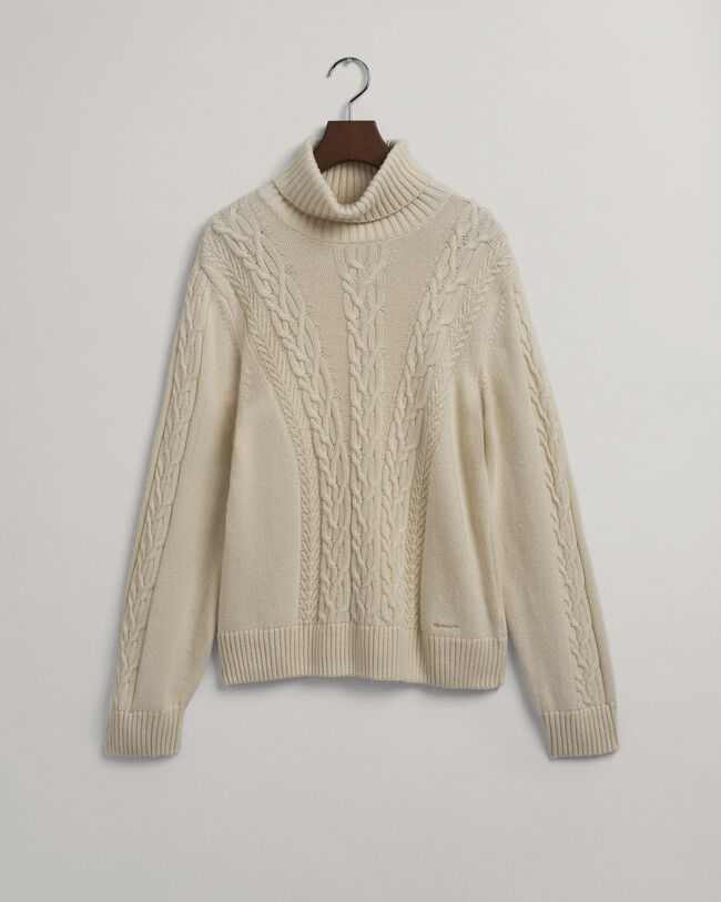 Teen Girls polotrui met grove kabels