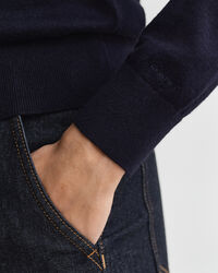 Lichtgewicht vest met ronde hals