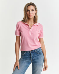 Sunfaded piqu&eacute; poloshirt