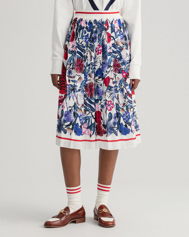 Tiger Floral pliss&eacute;rok