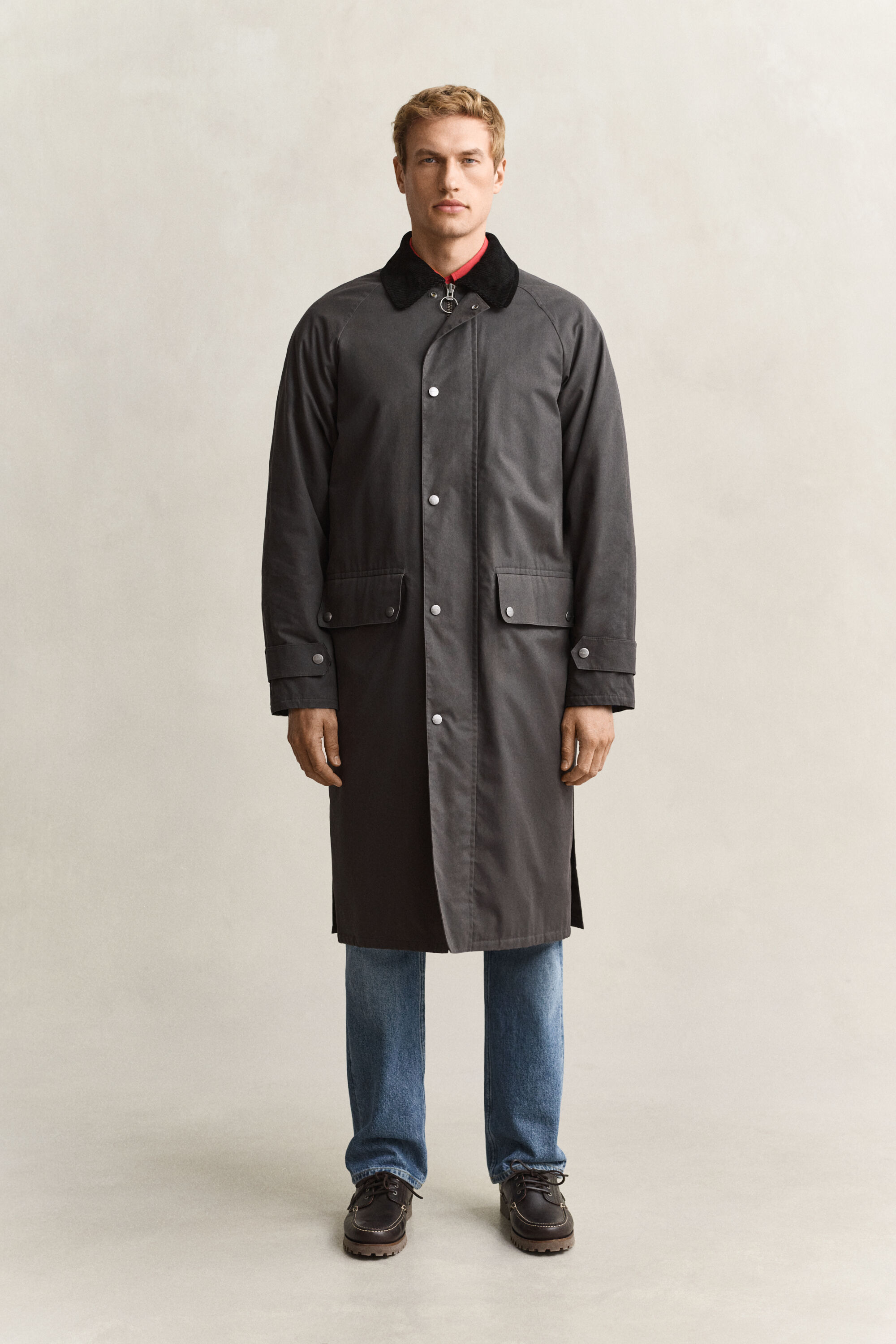 Gewaxte outdoorjas