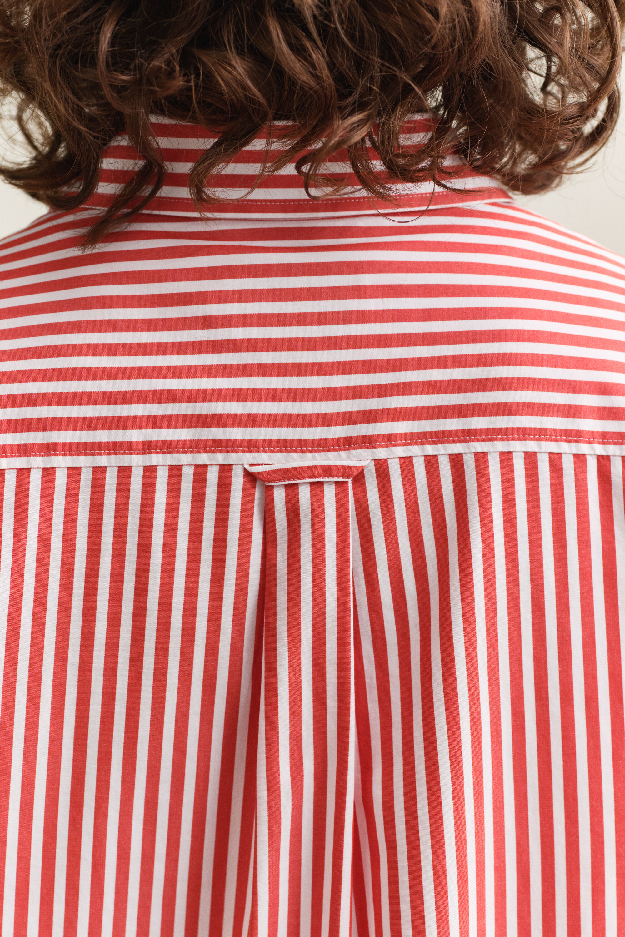 Regular Fit Classic overoverhemd met strepen van poplin