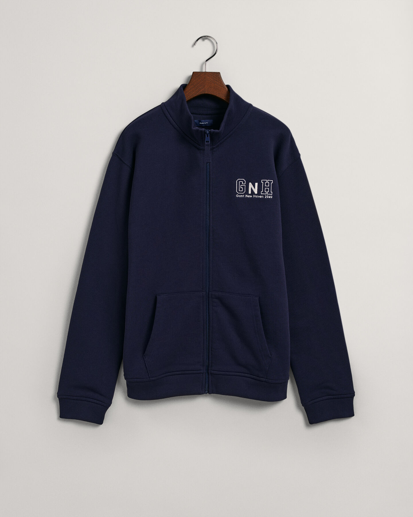 Teens GANT New Haven sweatvest met rits