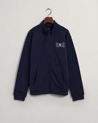 Teens GANT New Haven sweatvest met rits